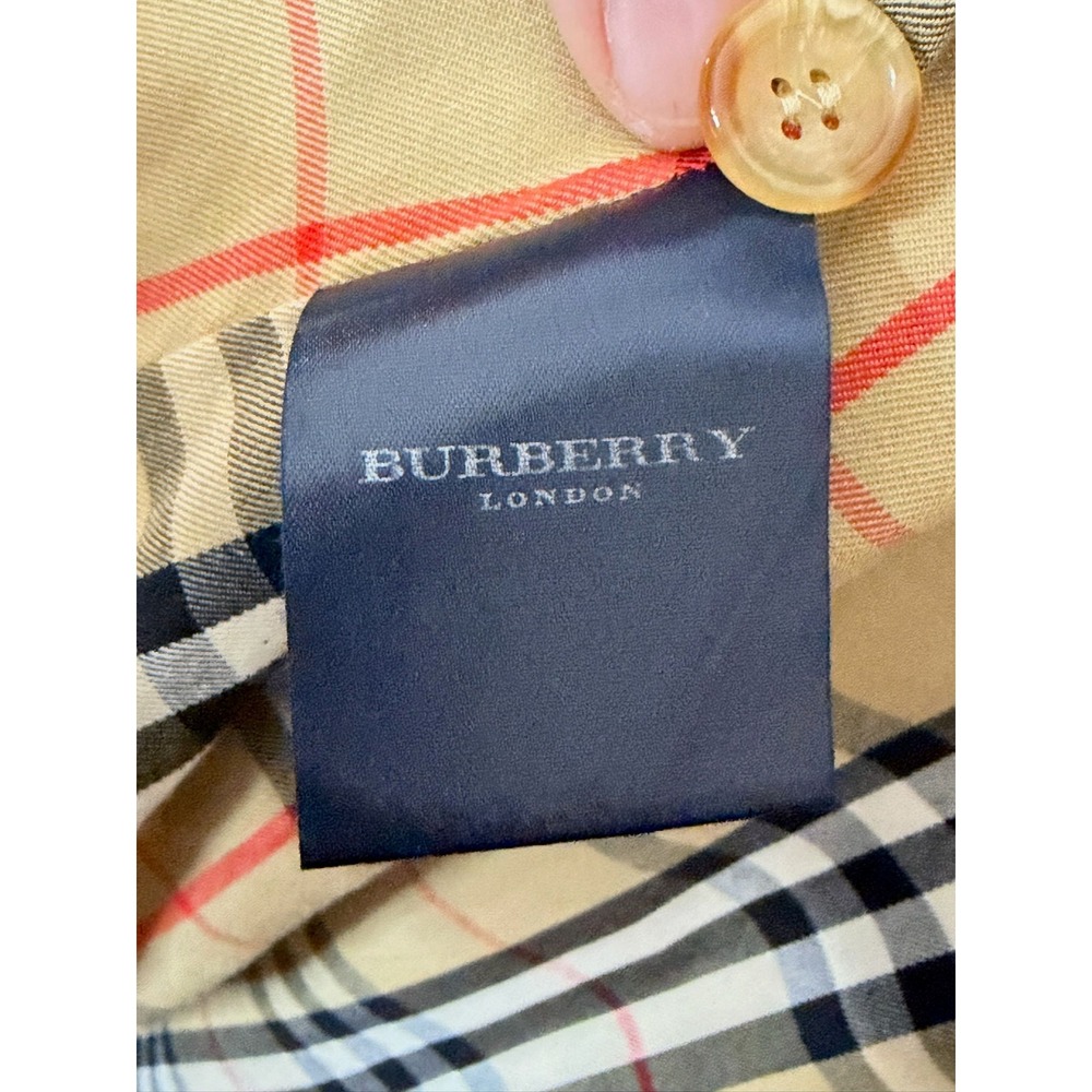 Burberry London Trench Coat Made in England 52 Long - Picture 7 of 12